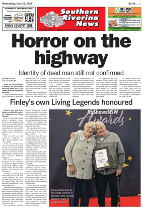 Cover of Southern Riverina news