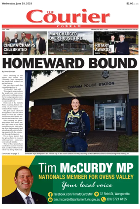 Cover of The Cobram Courier