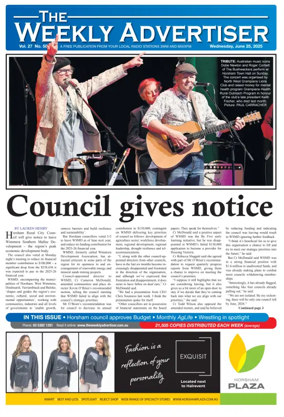 Cover of The Weekly Advertiser Horsham