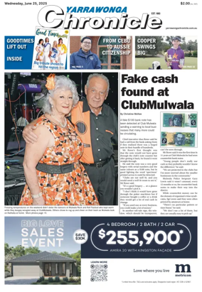 Cover of Yarrawonga Chronicle