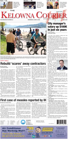 Cover of The Daily Courier