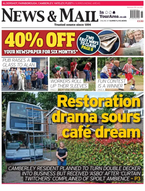 Cover of Aldershot News & Mail