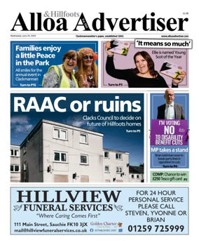 Cover of Alloa Advertiser