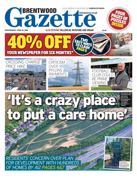 Cover of Brentwood Gazette