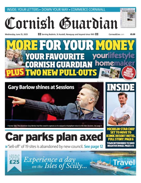 Cover of Cornish Guardian (St. Austell & Fowey)