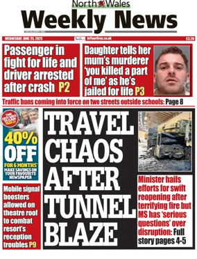 Cover of North Wales Weekly News