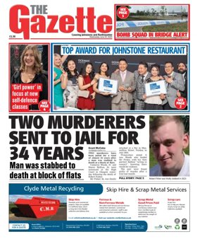 Cover of The Gazette (Scotland)