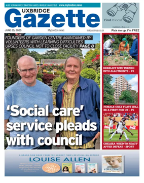 Cover of Uxbridge Gazette