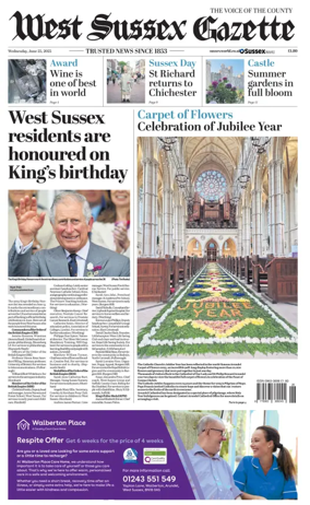 Cover of West Sussex Gazette