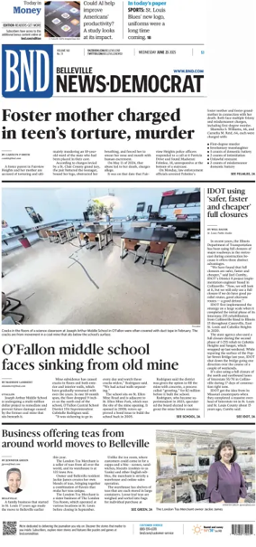 Cover of Belleville News-Democrat