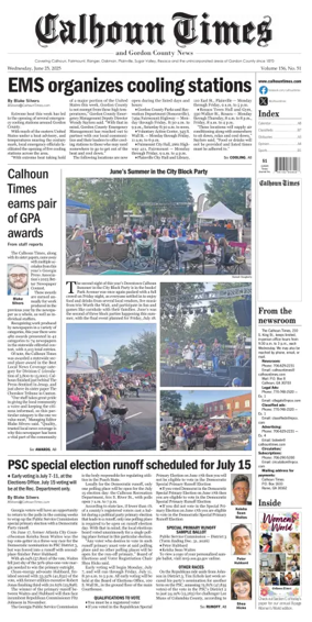 Cover of Calhoun Times