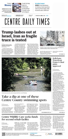 Cover of Centre Daily Times