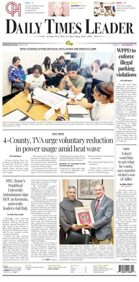 Cover of Daily Times Leader