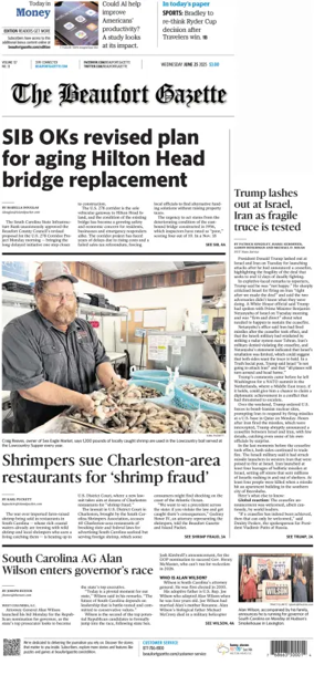 Cover of The Beaufort Gazette