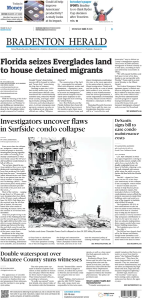 Cover of The Bradenton Herald