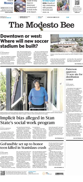 Cover of The Modesto Bee