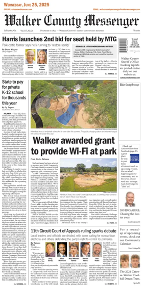 Cover of Walker County Messenger
