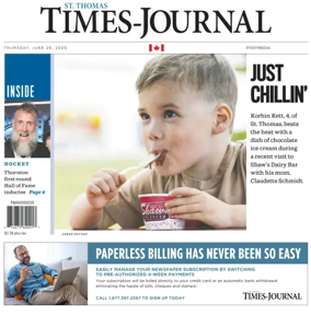 Cover of St. Thomas Times-Journal