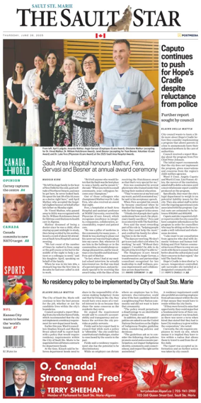 Cover of The Sault Star