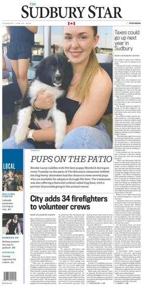 Cover of The Sudbury Star