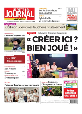 Cover of Le Petit Journal - L'hebdo local de l'Aveyron