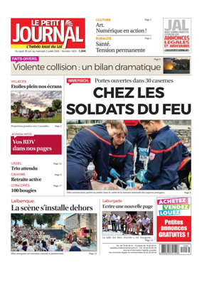Cover of Le Petit Journal - L'hebdo local du Lot