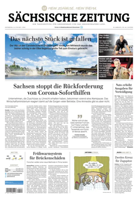 Cover of Sächsische Zeitung  (Großenhain)