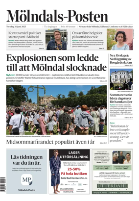 Cover of Mölndals-Posten