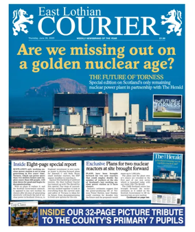 Cover of East Lothian Courier