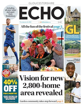 Cover of Gloucestershire Echo