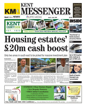 Cover of Kent Messenger Maidstone