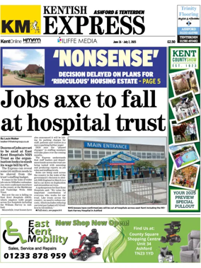 Cover of Kentish Express Ashford & District
