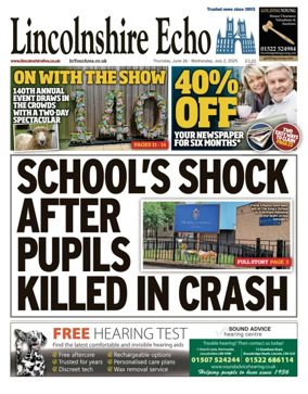 Cover of Lincolnshire Echo