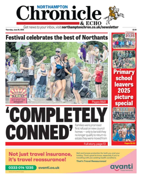 Cover of The Northampton Chronicle and Echo
