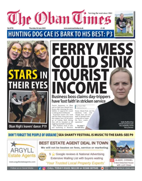 Cover of The Oban Times