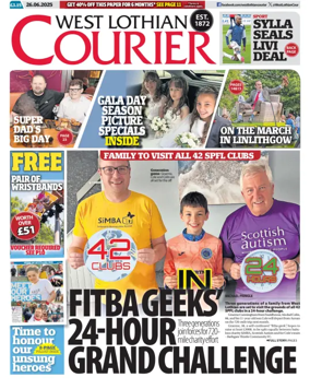 Cover of West Lothian Courier