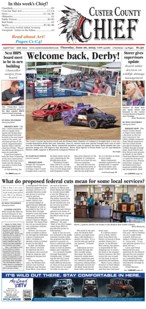 Cover of Custer County Chief