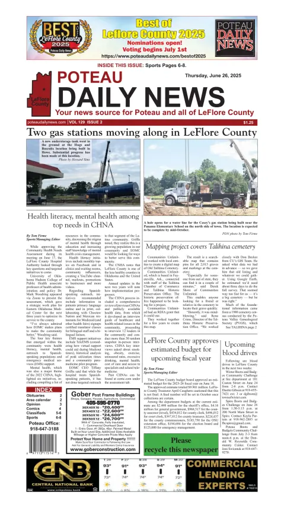 Cover of Poteau Daily News