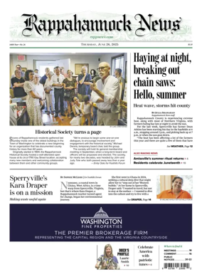 Cover of Rappahannock News