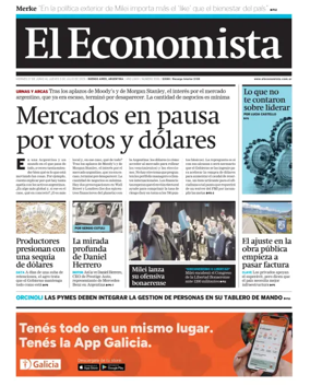 Cover of El Economista (Argentina)