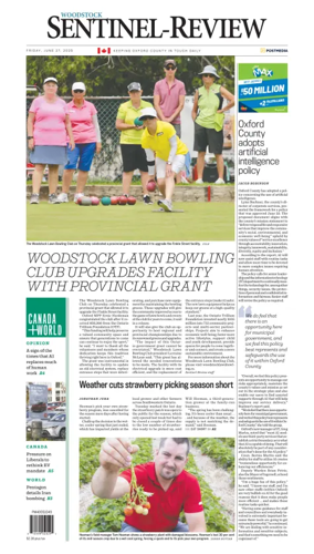 Cover of Sentinel-Review (Woodstock)