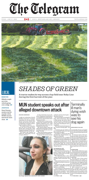 Cover of The Telegram (St. Johnâ€™s)