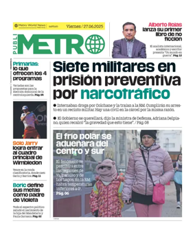 Cover of Publimetro Chile