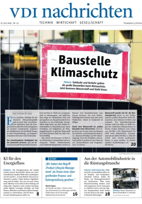 Cover of VDI Nachrichten