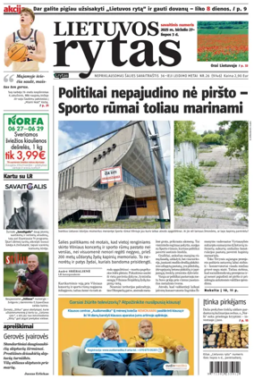 Cover of Lietuvos Rytas