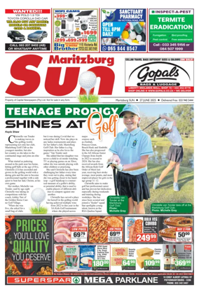 Cover of Maritzburg Sun (South Africa)