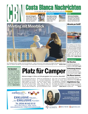 Cover of Costa Blanca Nachrichten