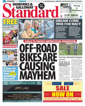 Cover of Dumfries & Galloway Standard