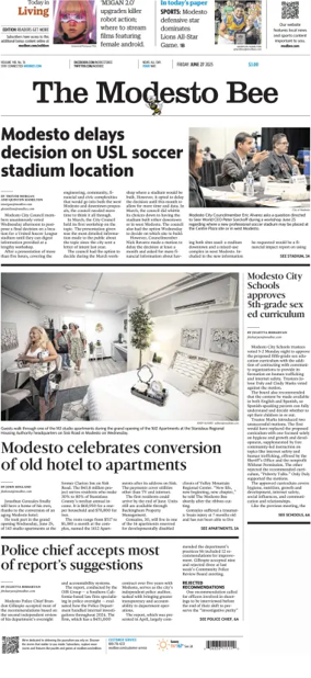 Cover of The Modesto Bee