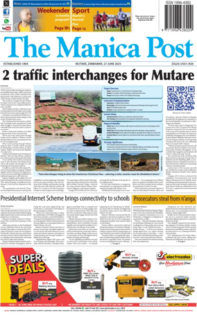 Cover of The Manica Post